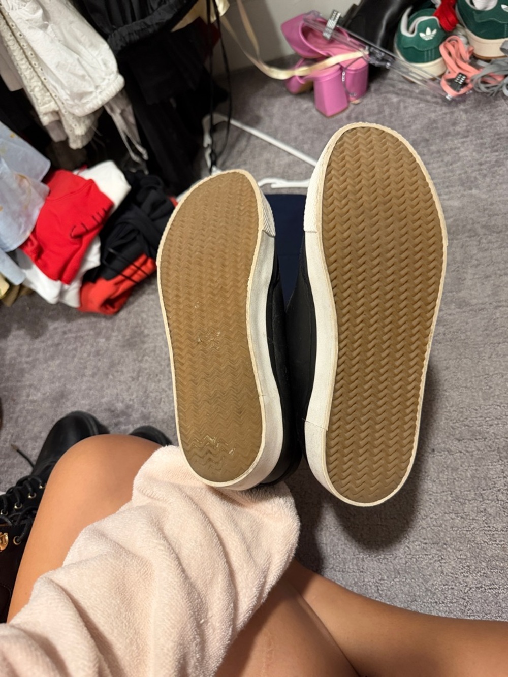 rag & bone Black Leather Low-Top Sneaker with White Sole - Picture 3 of 4